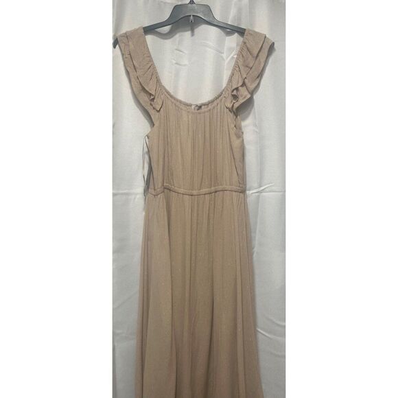 INC International Concepts Women's Metallic Dress, Toasted Twine, Sz. L - Picture 5 of 11